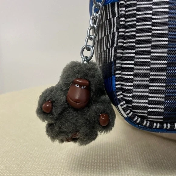 Kipling Dee Mini Crossbody Camera Bag Black/BlueWhite/Stripes - Picture 8 of 13